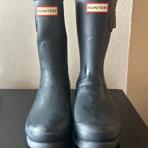 Hunter Black Rain Boots